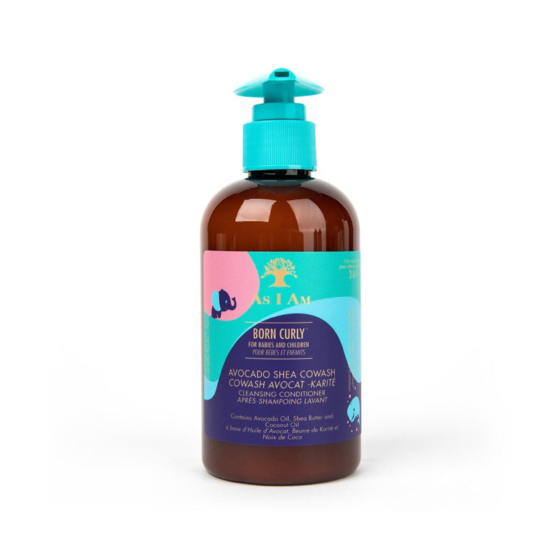 As I Am Born Curly Avocat Beurre de Karité Cowash 240ml