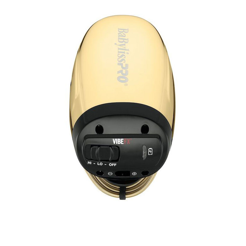 Babyliss Pro Cord/Cordless Massager Gold Vibefx Babyliss Pro Cord/Cordless Massager Gold Vibefx