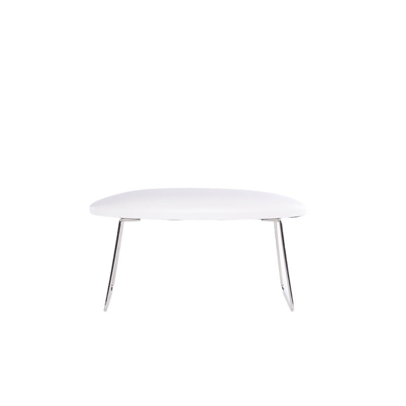 Bifull Coussin de Manucure en Cuir Blanc Hand Pillow Tall