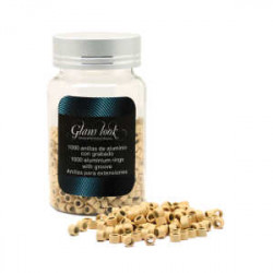 Bifull Aluminiowe Pierścienie Blond 1000 szt.