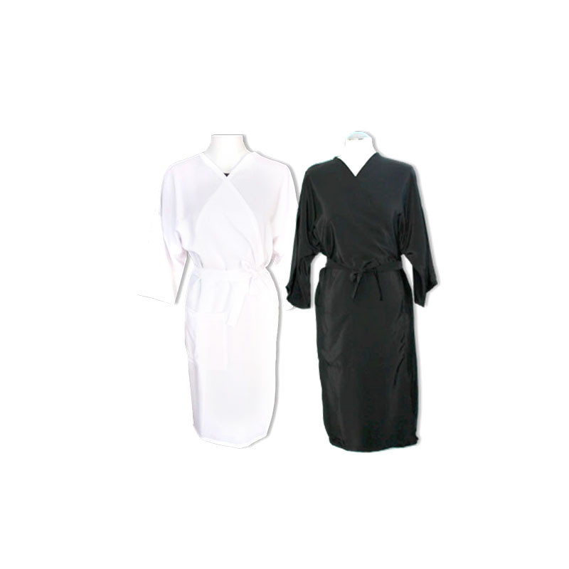 Bifull Bata Clienta Negra Seda Talla Única Wrap Silk Black Mod. 20030