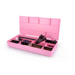Bifull Caja Utillajes de Peluqueria Rosa