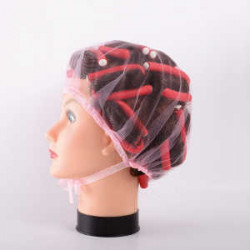 Bifull Night Pink Mesh Beanie with Ribbon