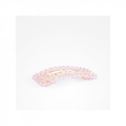 Bifull Barrette de Perles Mode Diamant Rose