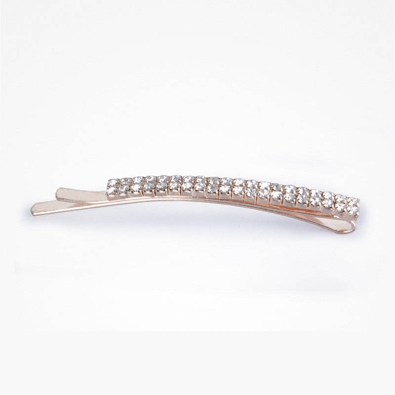 Bifull Dekorierte Haarspangen Diamonds Double Copper