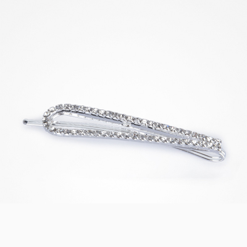 Bifull Horquillas Decoradas Diamonds Drop Silver
