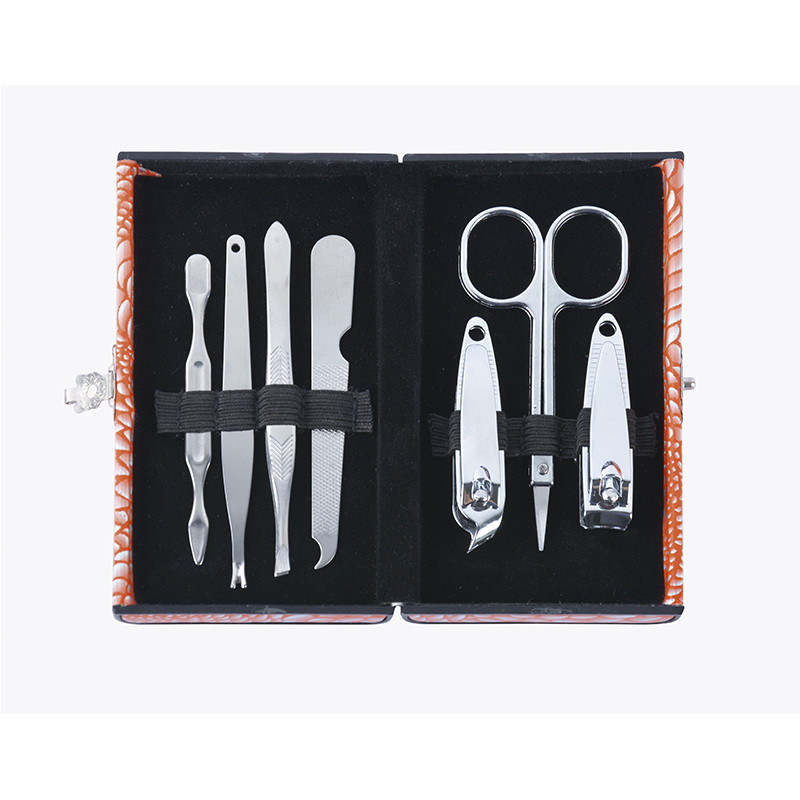 Bifull Kit de Manucure 7 Pièces Orange Écailles