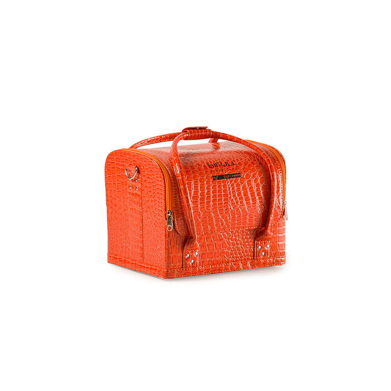 Bifull Malette Professionnelle Rétro Petite Orange