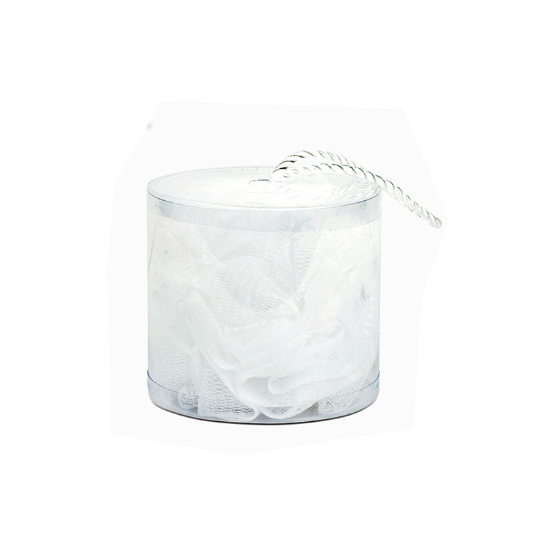Bifull Mimos Éponge de Bain Maille Blanche