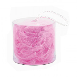 Bifull Mimos Éponge de Bain en Maille Rose