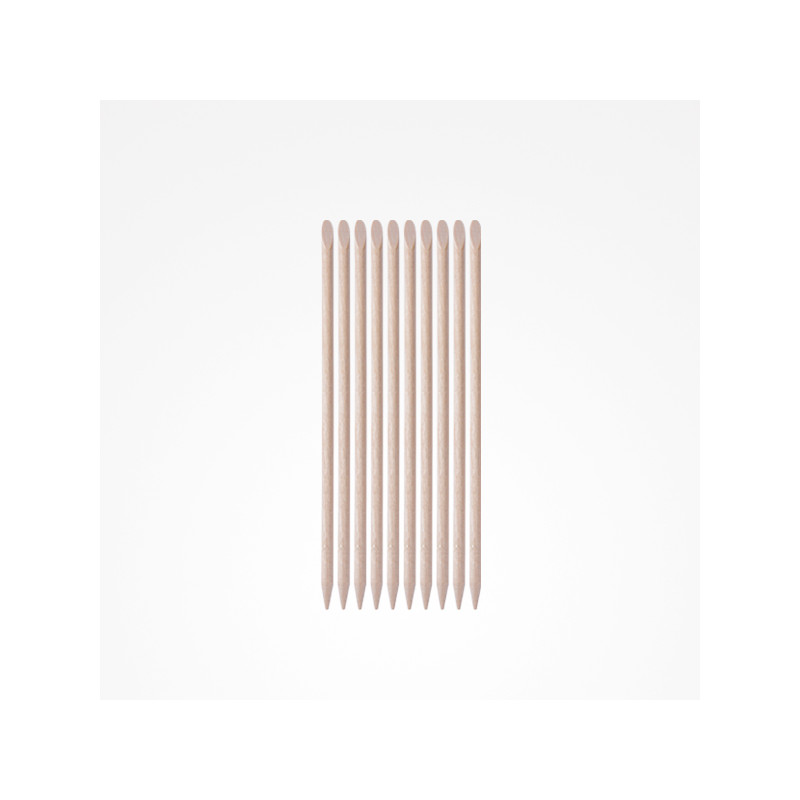 Bifull Bâtons en Bois Manucure Orange Stick 120