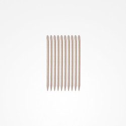 Bifull Bâtonnets en Bois Manucure Orange Stick 72