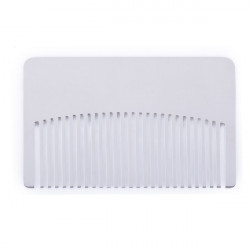 Pettine per Barba e Baffi Bifull Metallico Hardy Jazz