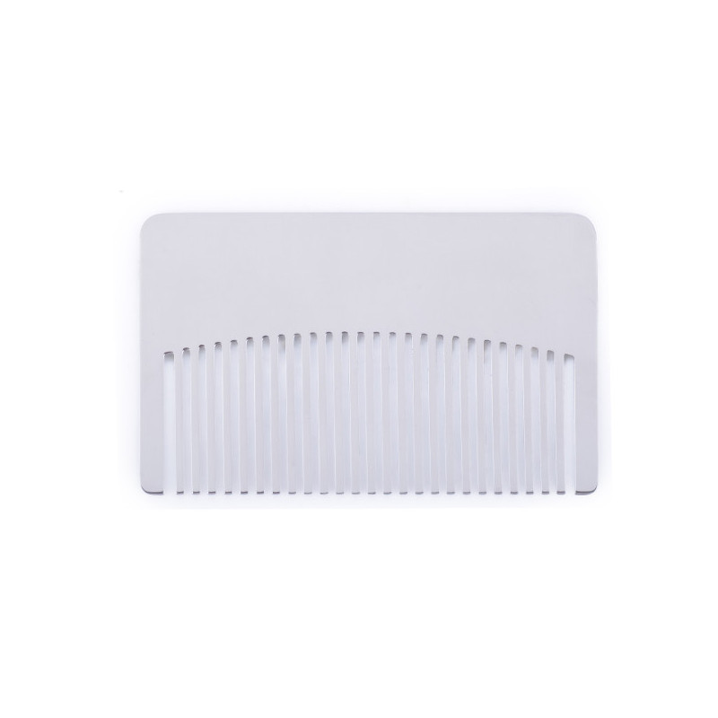 Pettine per Barba e Baffi Bifull Metallico Hardy Jazz