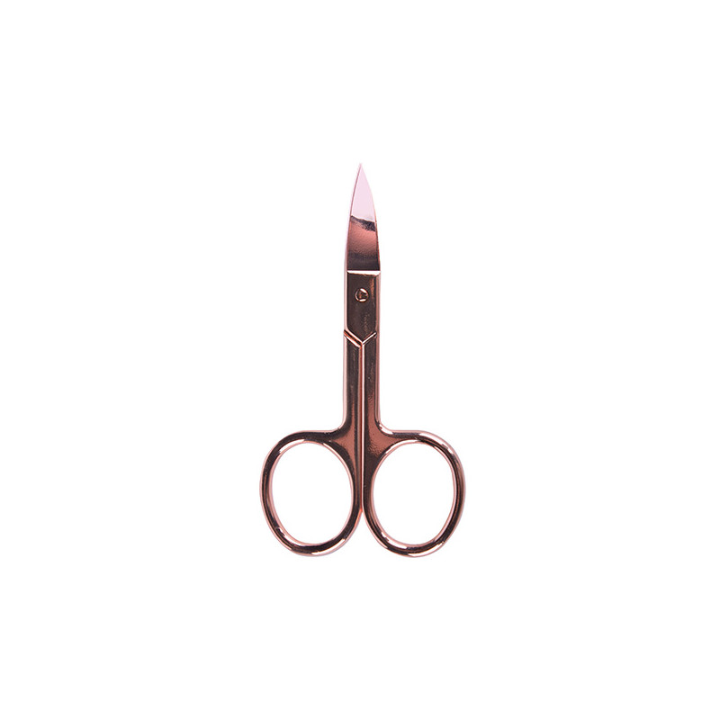 Bifull Pink Bronze Ciseaux Manucure Courbés 9,3cm