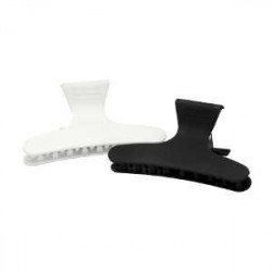Bifull Large Clamp Staple White/Black 12 pcs.