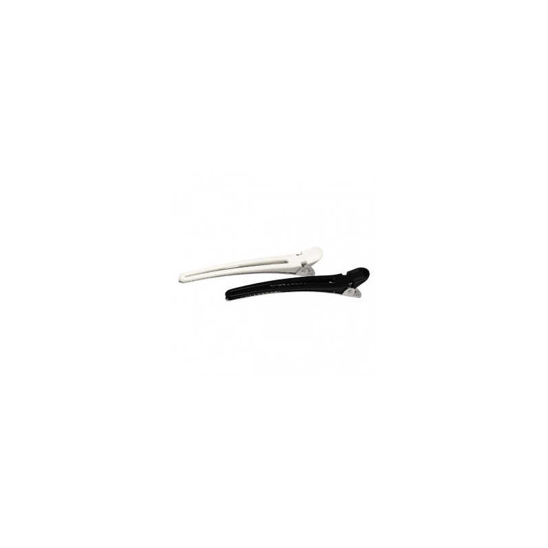 Bifull Duck Clamp Metal White/Black 12 pcs