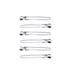 Bifull Clip in Metallo a Becco d'Anatra 6 pz.