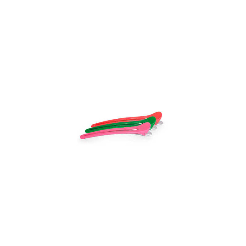 Bifull Plastic Duck Clip Colors 12 pcs.