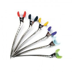 Bifull Duck Bill Tweezers Soft Grip Non-Slip 9.5cm Tears 6 pcs