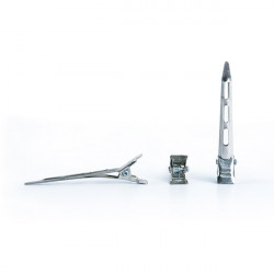 Bifull Metal Ruler Clips 63 Mm 10 Pcs