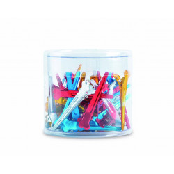 Bifull Pinces de séparation en aluminium couleurs Liss Clips Bote 50 Unds