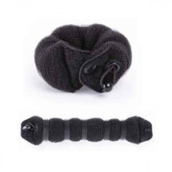Bifull Rembourrage Chignon Grand Noir