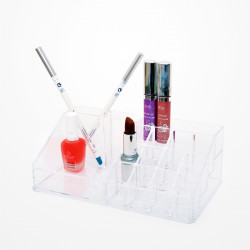 Bifull Secretary Grande Organizer Estetico Trasparente