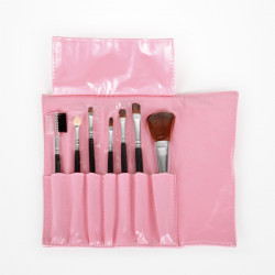Bifull Set Étui Maquillage 7 Pinceaux Tika Pink