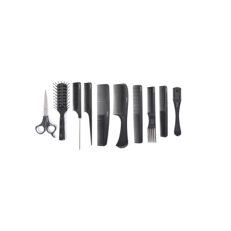 Bifull Scissors Set and 9 Combs