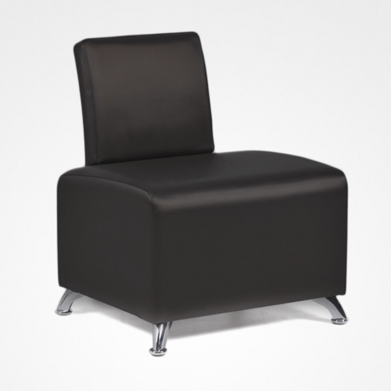 Bifull Krzesło do poczekalni Selene Czarny