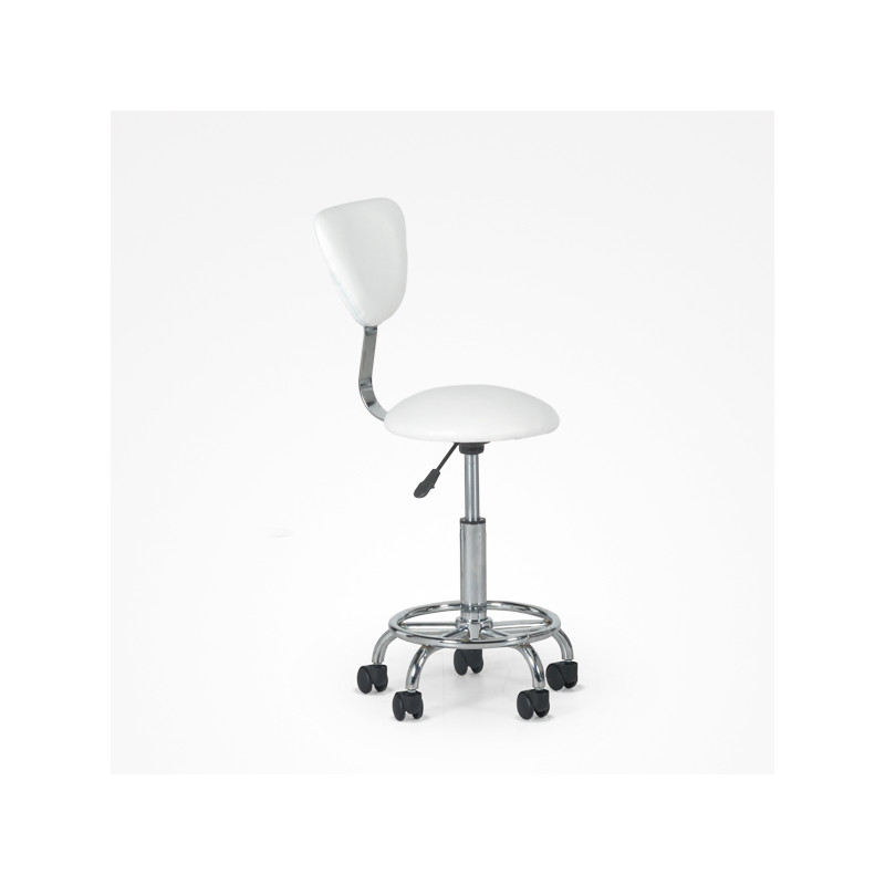 Bifull Hedda White Aesthetic Stool
