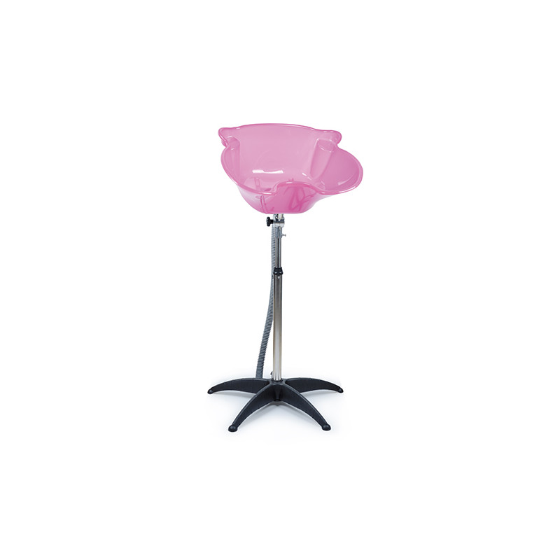 Bifull Tuile Portable avec Pied Lavage Rose