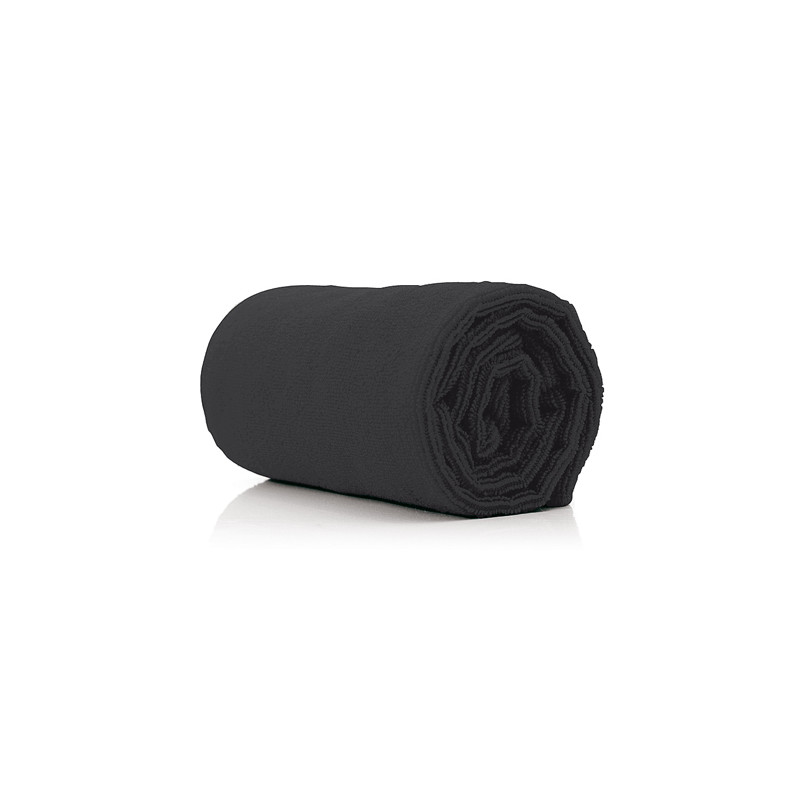 Bifull Schwarze Handtuch Aus Recycling-Baumwolle 90x50