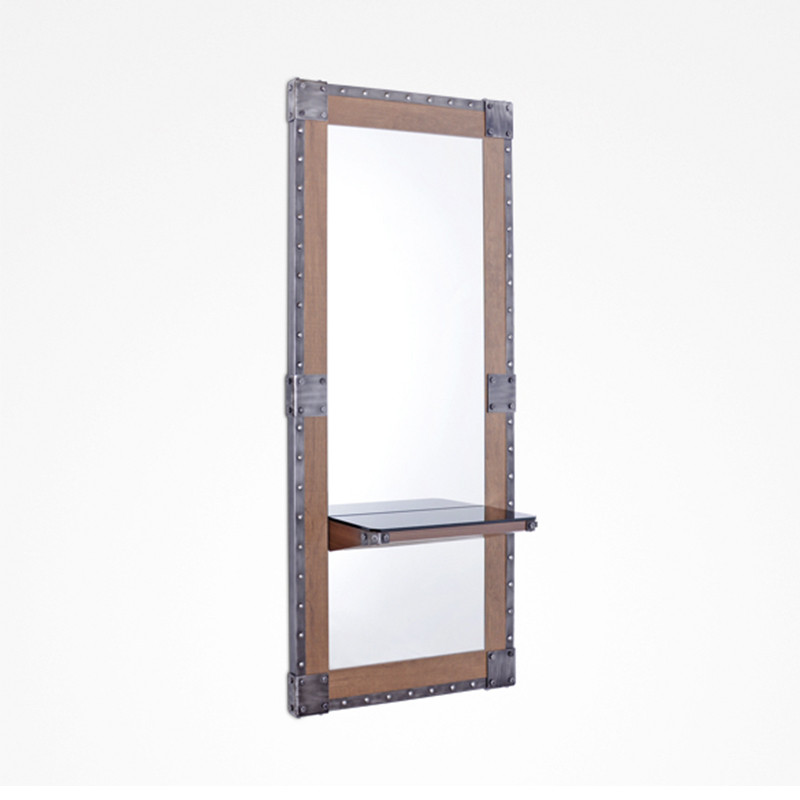 Bifull Coiffeuse Carrée Bois et Métal Varys + Leja
