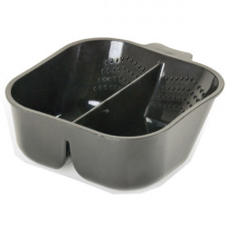 Bifull Tuik Ciotola Doppia Miscelazione Tinta Nera 700ml