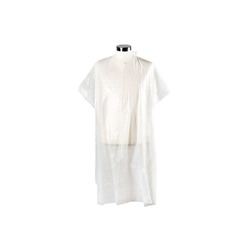 Bifull Jednorazowa Peleryna Fryzjerska Ekstra Długa Biała 98x136cm Opakowanie 50 Sztuk