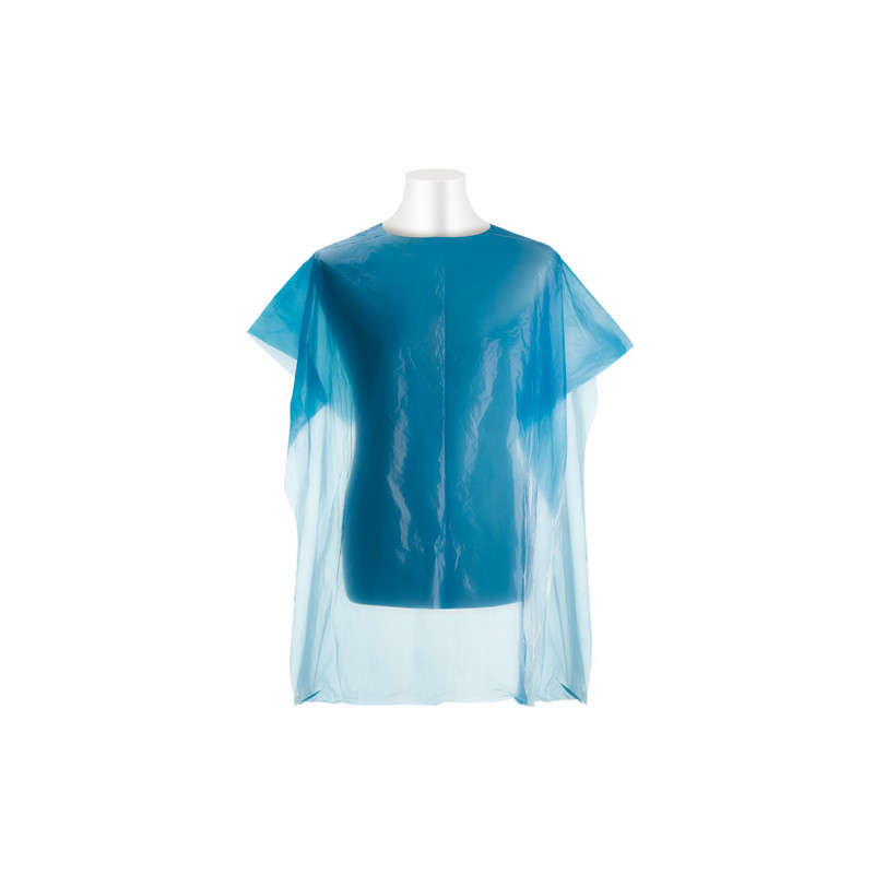 Bifull Cape Jetable Polyéthylène 90x115cm Tella Blue