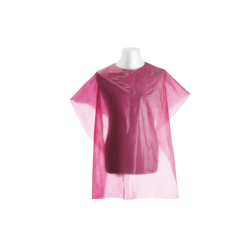 Bifull Cape Jetable Polyéthylène 90x115cm Tella Pink