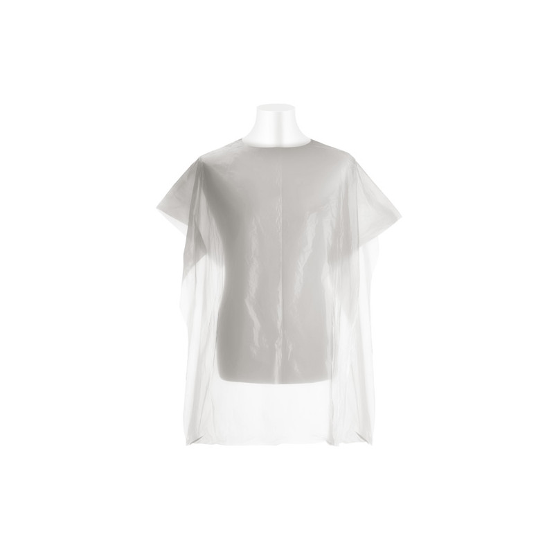 Bifull Cape Monouso Polyéthylène 90x115cm Tella White