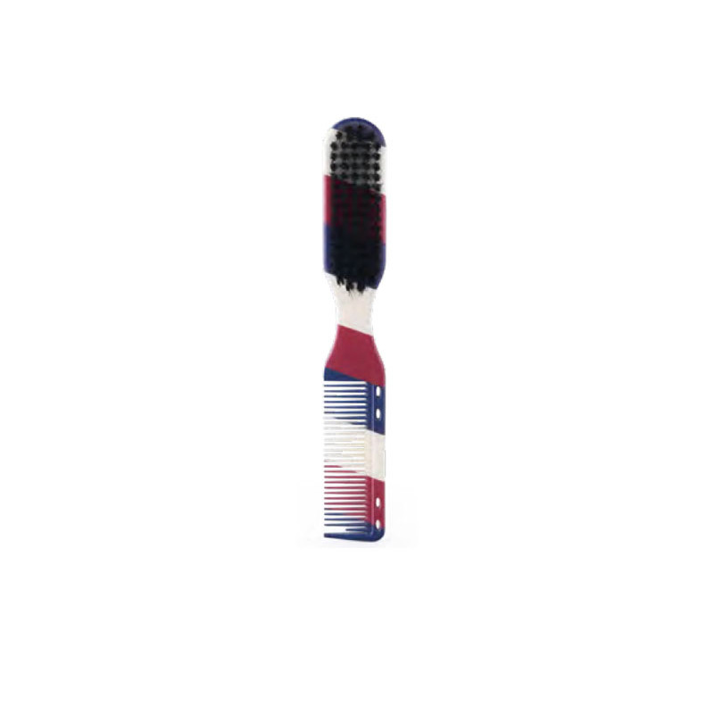 Bifull Brosse Peigne de Barbier Poils en Nylon Jack 2 En 1 Barber Line