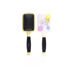 Bifull Brosse Raquette Jaune Silhouette