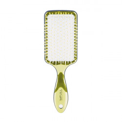 Bifull Brosse Raquette Métallisée 22cm Racket Chrome Doré