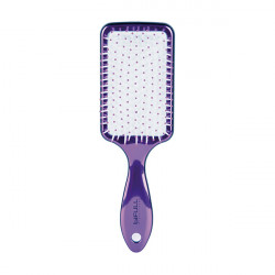 Bifull Metallic Racket Brush 22cm Racket Chrome Lilac