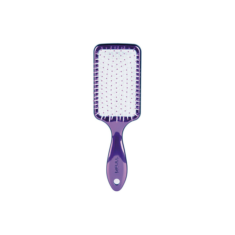 Bifull Metaliczna Szczotka do Rakiet 22cm Rakieta Chrom Liliowy