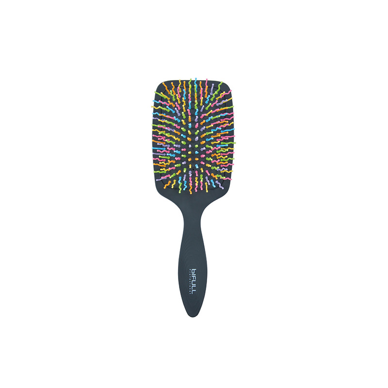 Bifull Brosse Raquette Rainbow Noir