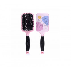 Bifull Brosse Raquette Rose Pastel Silhouette