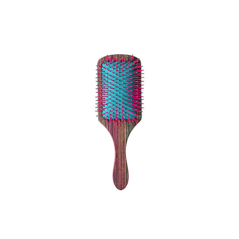 Bifull Brosse en bois rayé violet Raquette