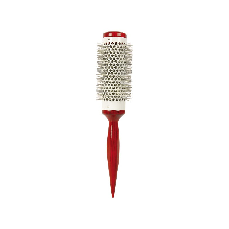 Bifull Brosse Thermique Queue Fines Bois Rouge N.38