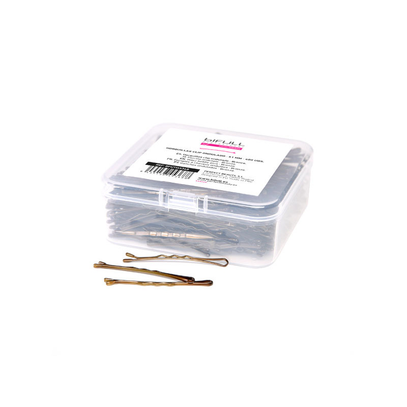 Bifull Clip Ondulé 51mm Bronze Boîte 400 Unds